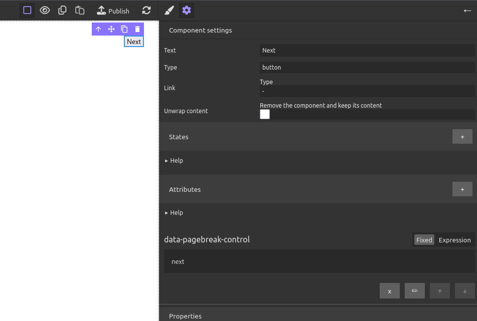 screenshot pagefind data-pagebreak-control